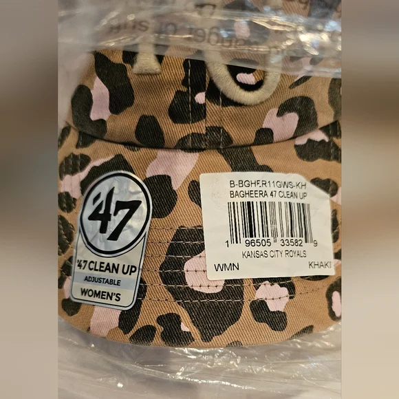 47 Kansas City Royals Brown Bagheera Clean Up Womens Adjustable Hat - Picture 8 of 8